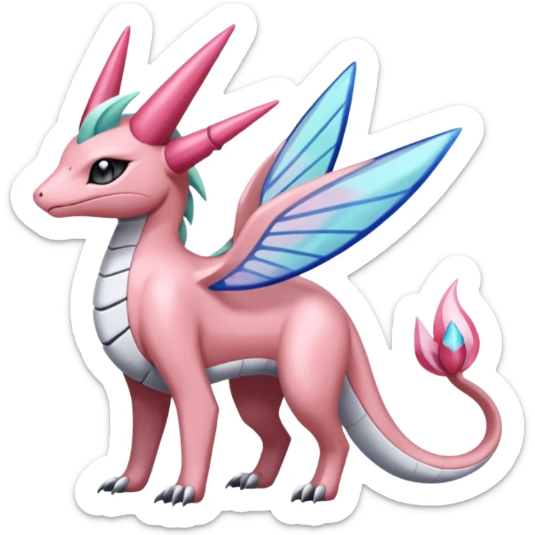 Diancie-Palkia-Amaura-Aurorus-Salandit-Meloetta-aesthetic-fusion sticker