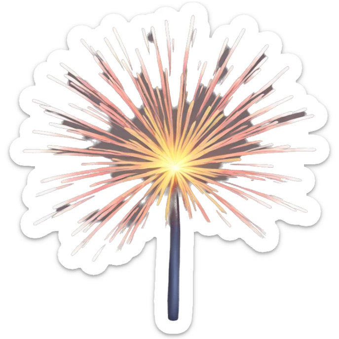 fireworks sticker