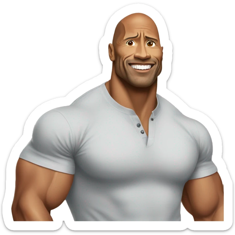 Dwayne Johnson  sticker