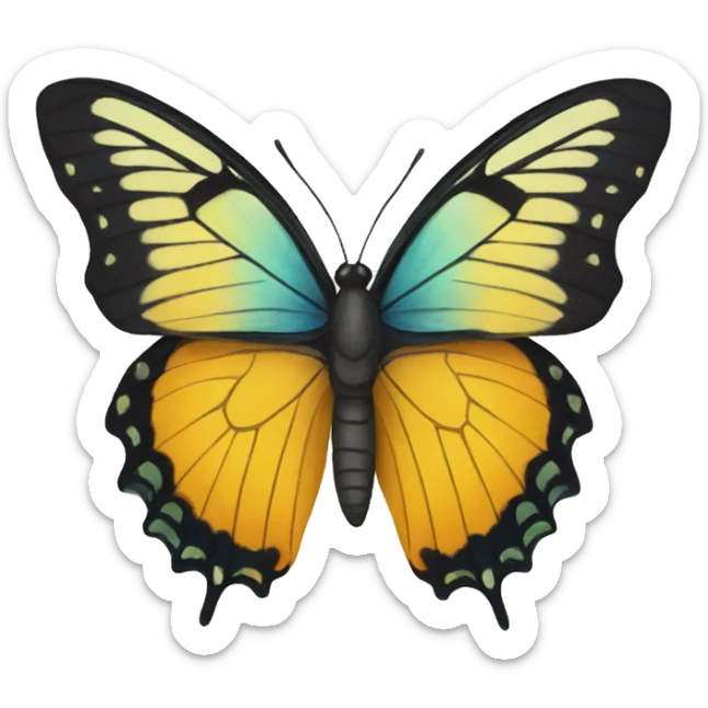 butterfly sticker