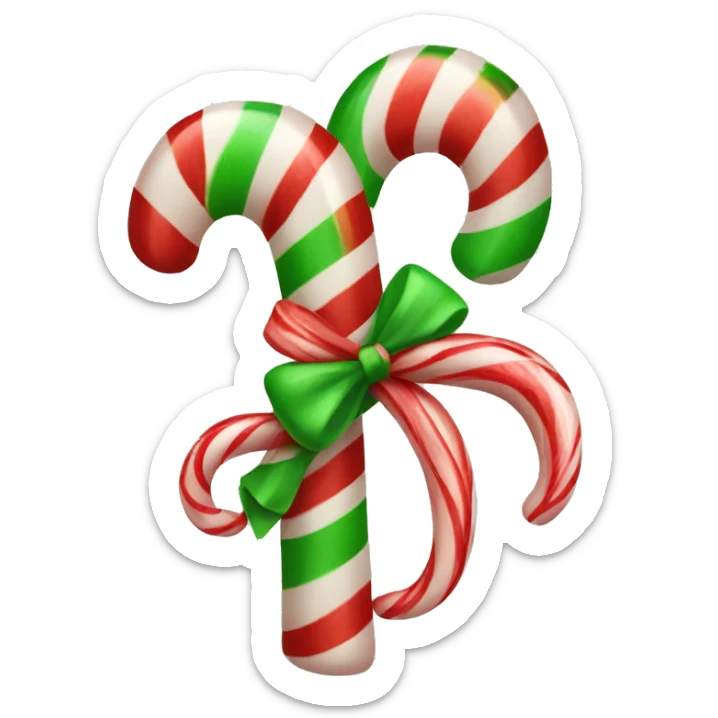 Candy cane  sticker
