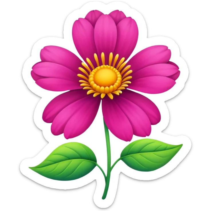 Flower  sticker