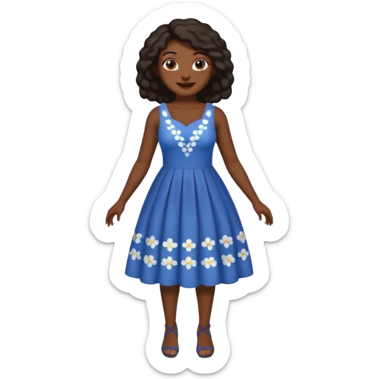 Fully body nudity dark skin black woman, visible vagina sticker