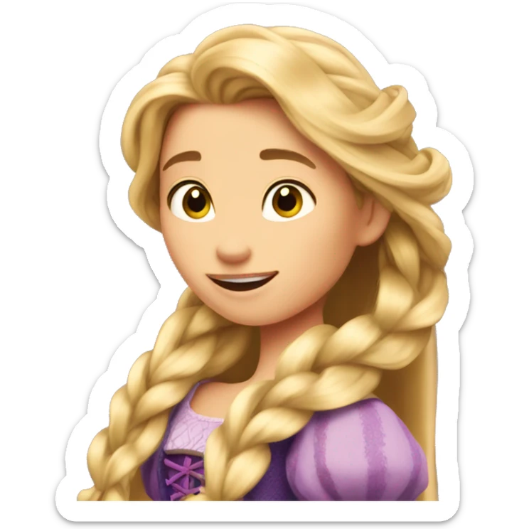 Rapunzel sticker
