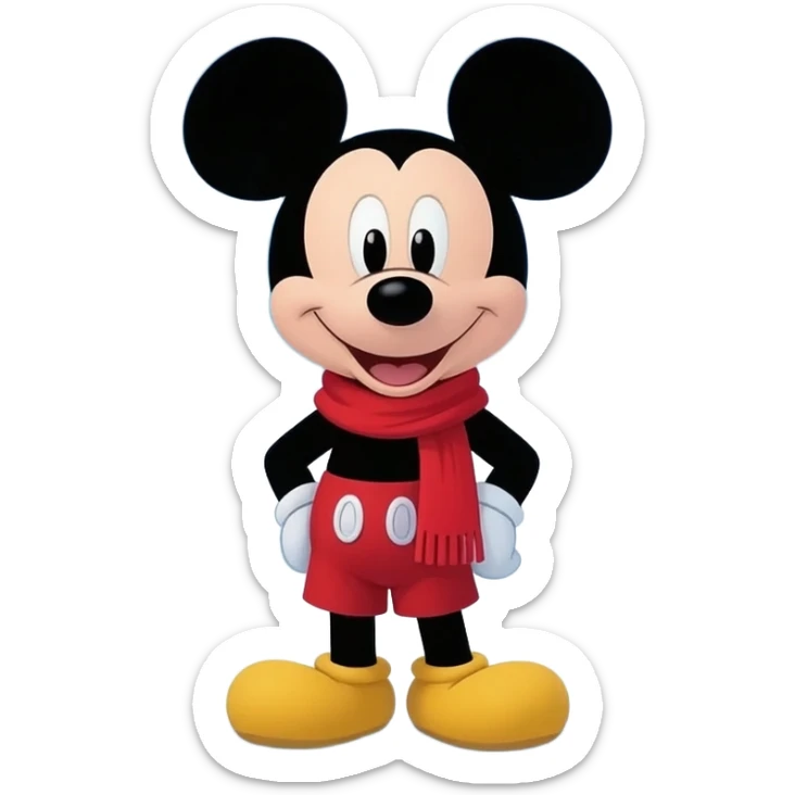 Mickey Mouse Nordic Arctic sticker