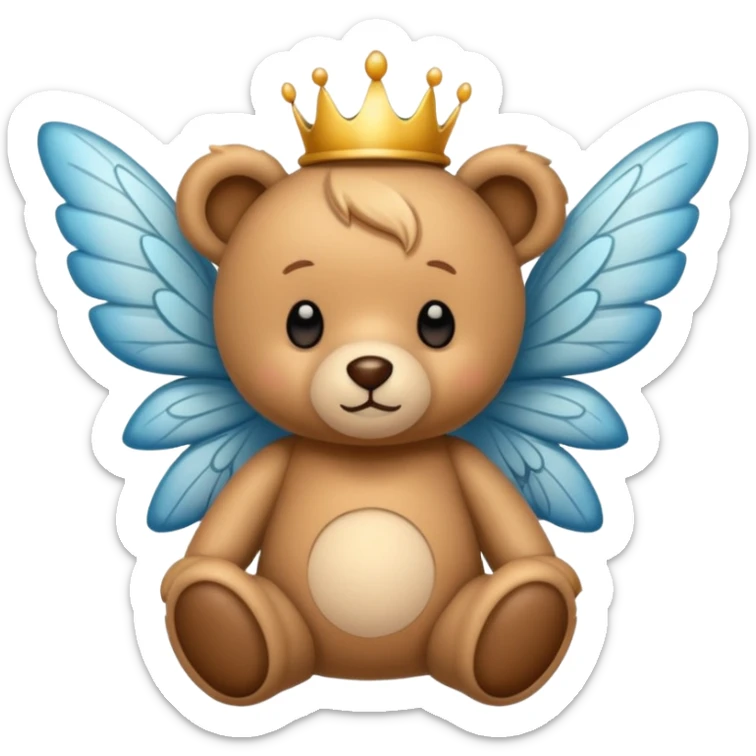 Fairy teddy sticker