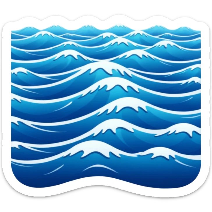 Ocean sticker