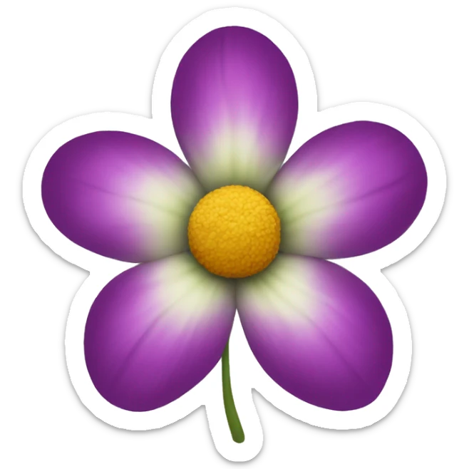 Flower sticker