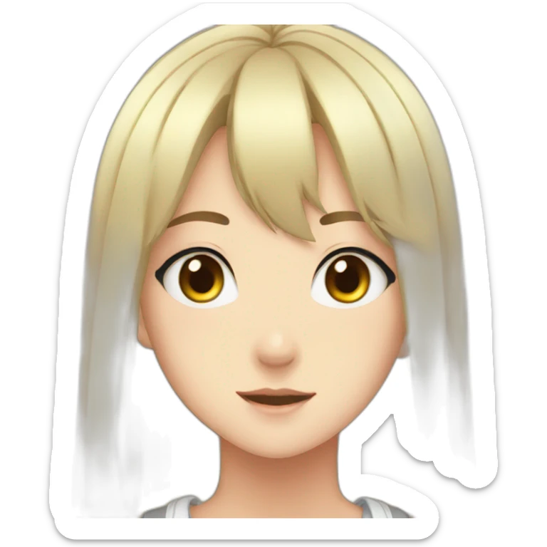 Anime Girl 12 sticker