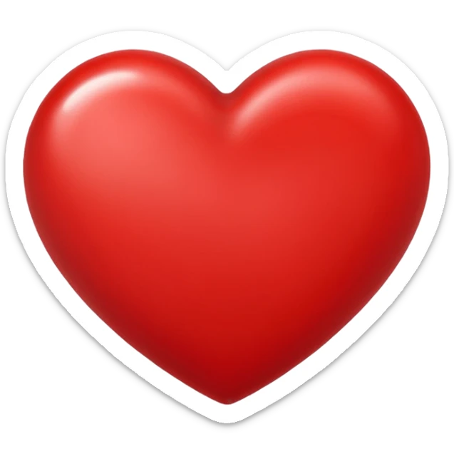I want to customize a heart emoji which I want to use as sticker in my keyboard for all the apps sticker
