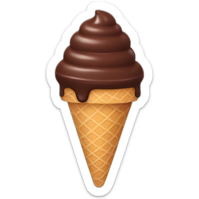 Chocolate Ice Cream  sticker