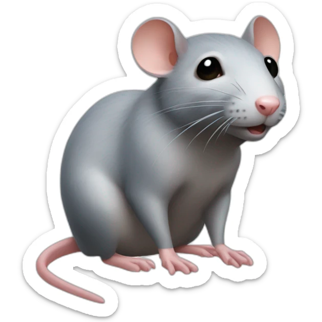 Rat karaté sticker