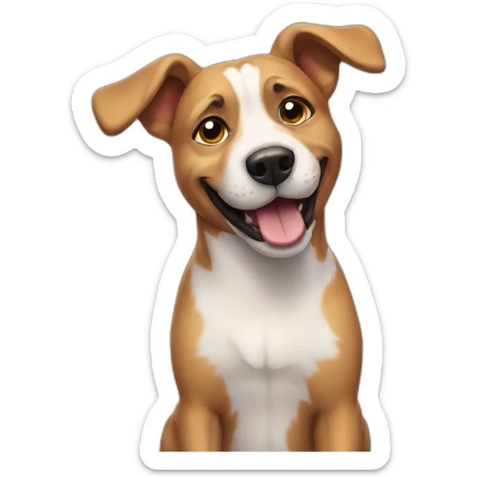 dog-happy sticker
