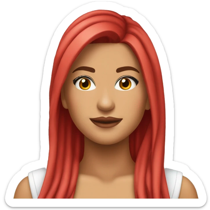 Carolina Giraldo Navarro, known professionally as Karol G, is a Colombian singer. Red straight Hair sticker