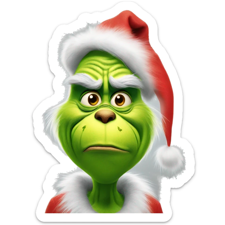 The grinch sticker