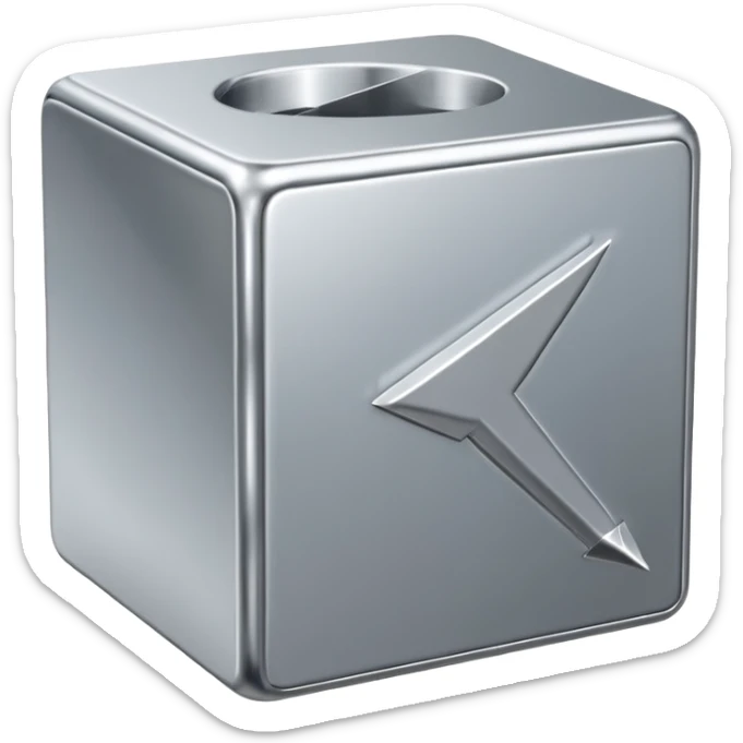 right arrow in square box sticker