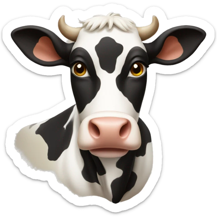 Cow sticker