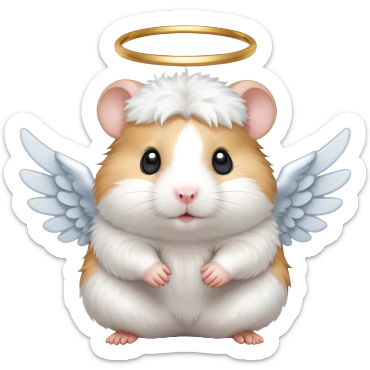 Angel hamster sticker