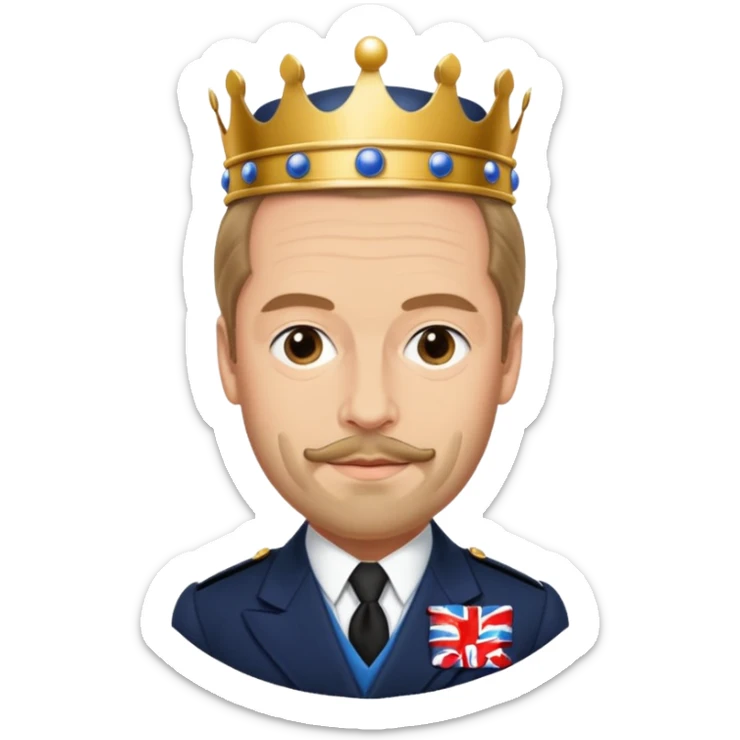 Prince George Duke Of Kent 5th Son of King George V sticker