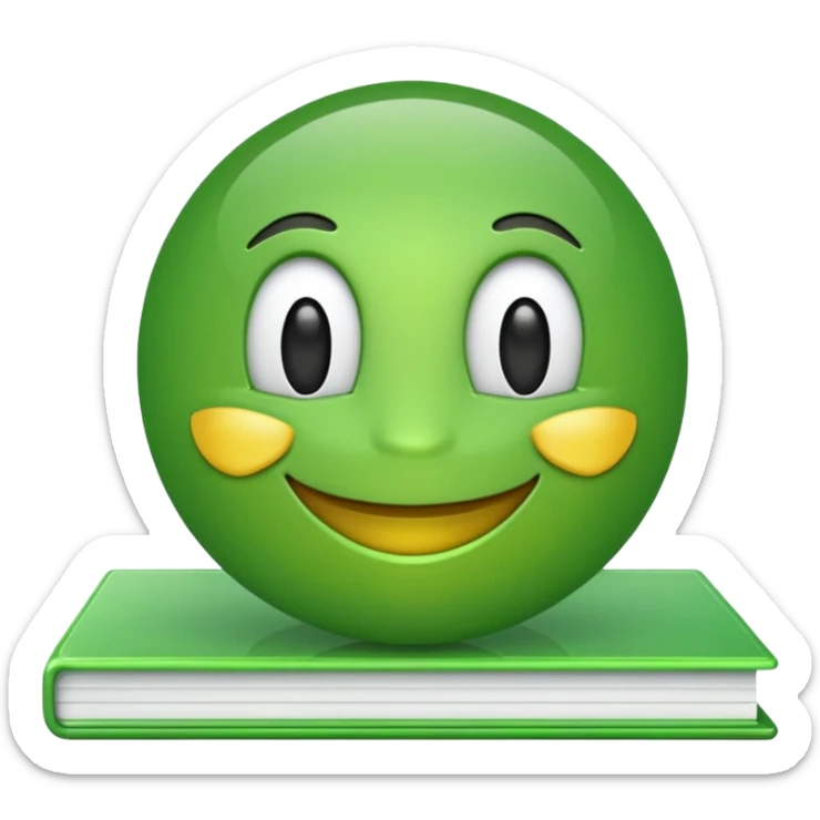 i need a emoji fher its green and in the text behind success is like bet ledger in transparent form sticker