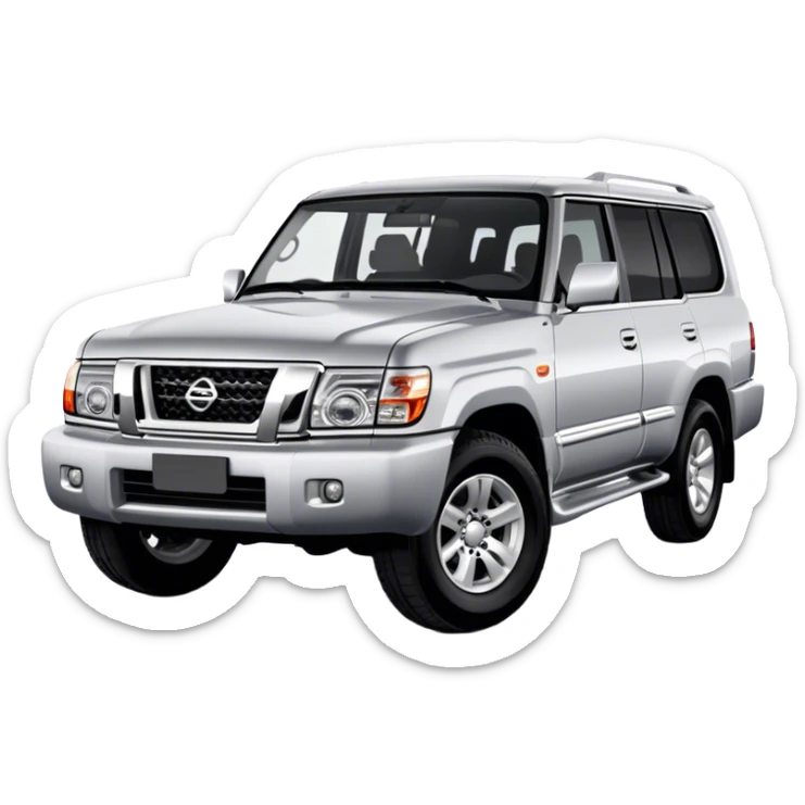 Nissan Patrol y62 - Nissan (Model Year: 2022) (Iconic colour: Silver) sticker