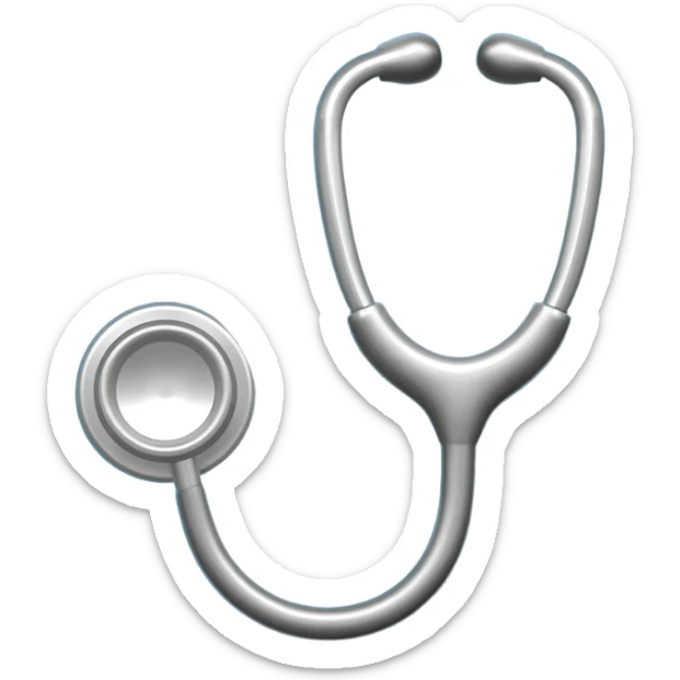 file folder light blue with stethoscope icon in middle sticker
