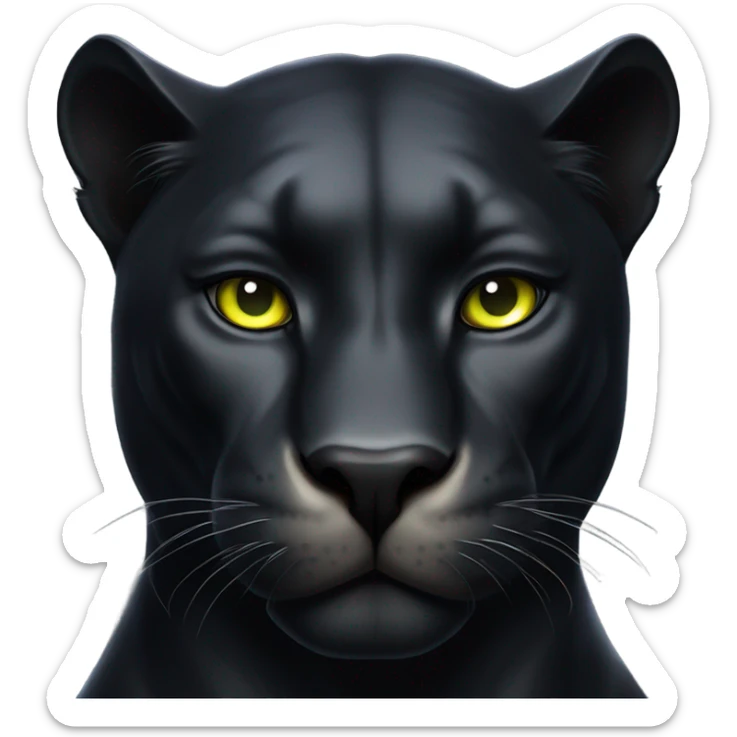 Black panther sticker