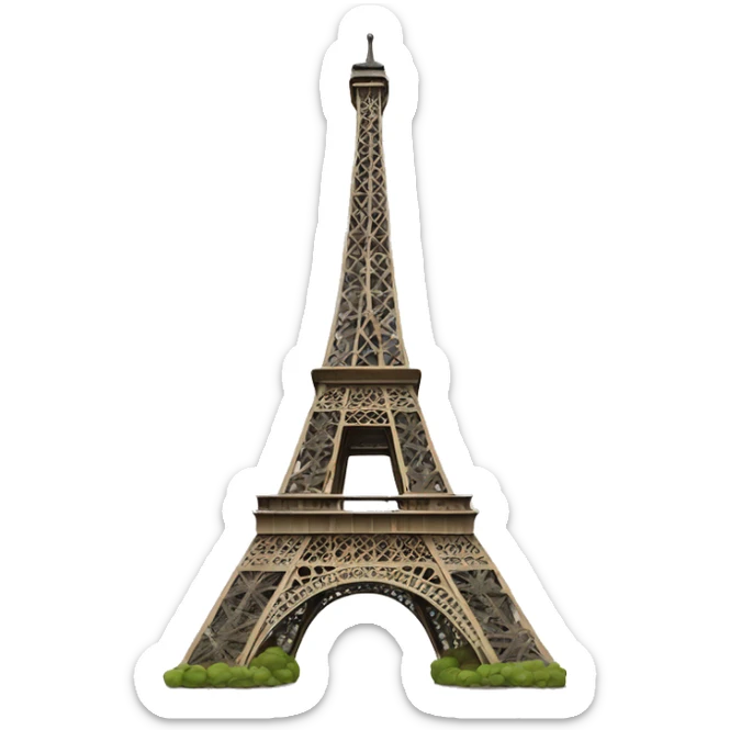 eiffel tower sticker