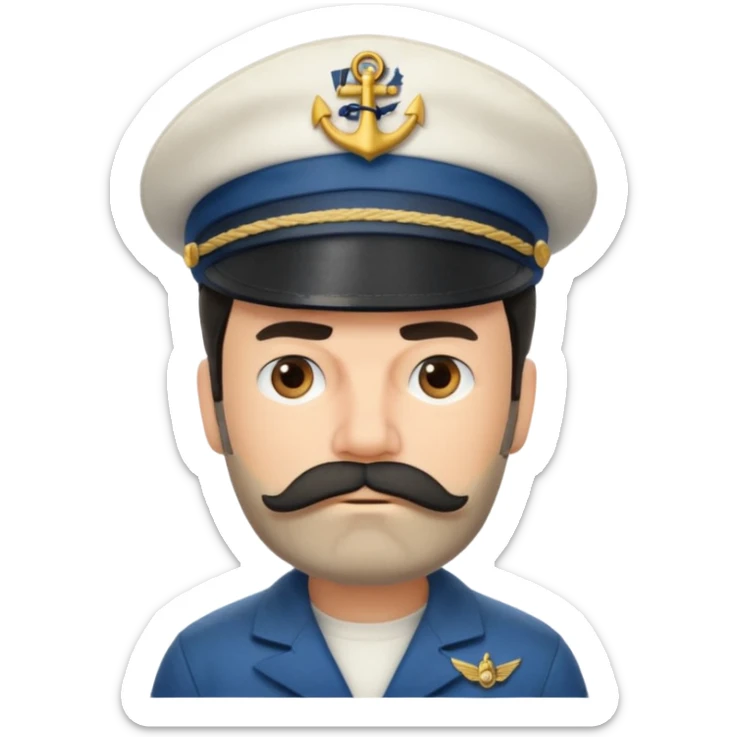 captain haddock sticker