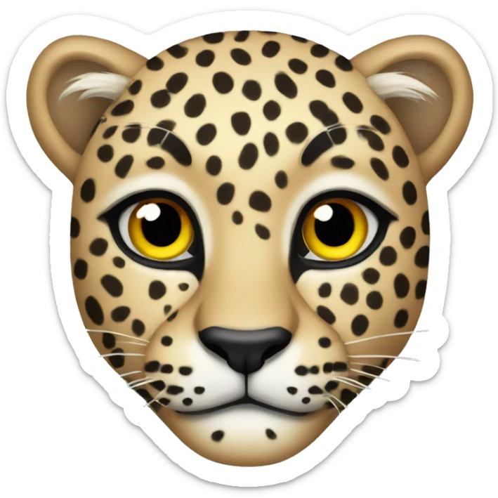 leopard sticker