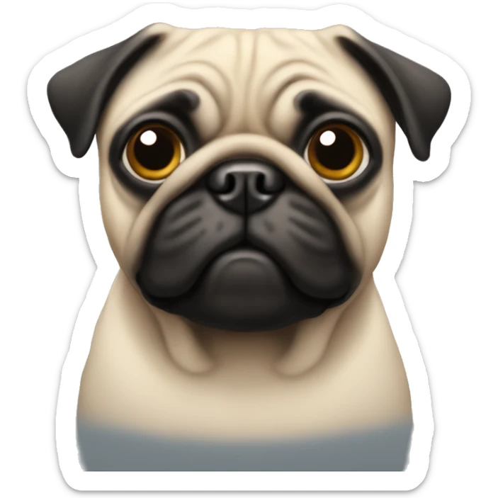 Pug sticker