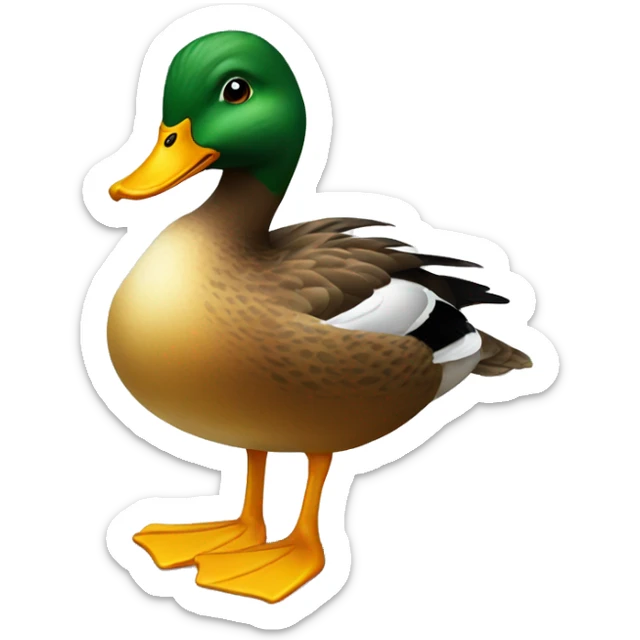 Duck sticker
