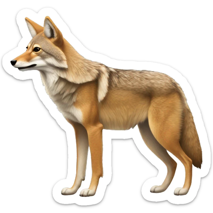 Coyote sticker