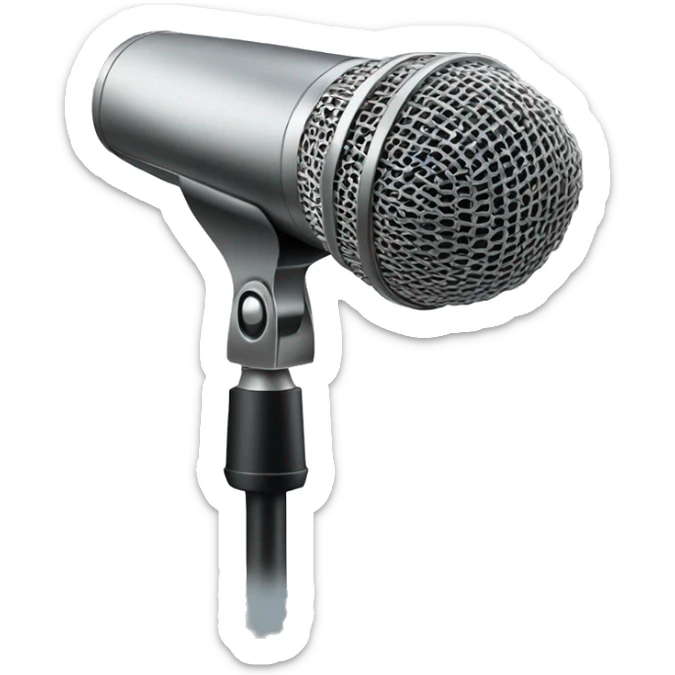 microphone sticker