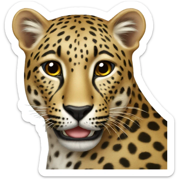 Leopard sticker