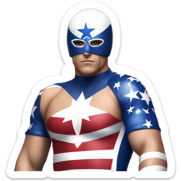 Cody Rhodes The American Nightmare WWE Pro Wrestler Red White And Blue Full Costume sticker