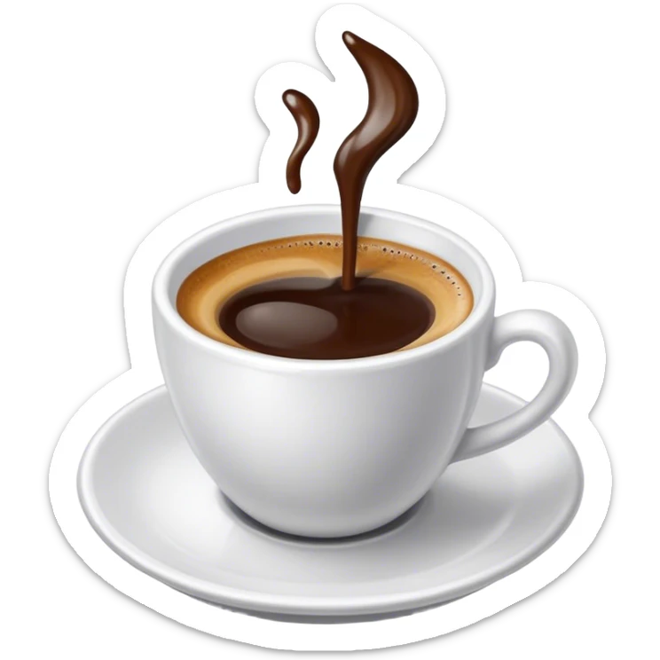 espresso arsthetic  sticker
