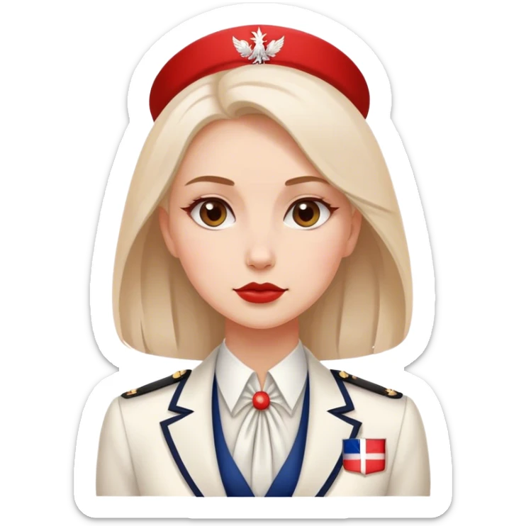 nationalist nationalist nationalist patriot patriot polish woman formal poland sticker