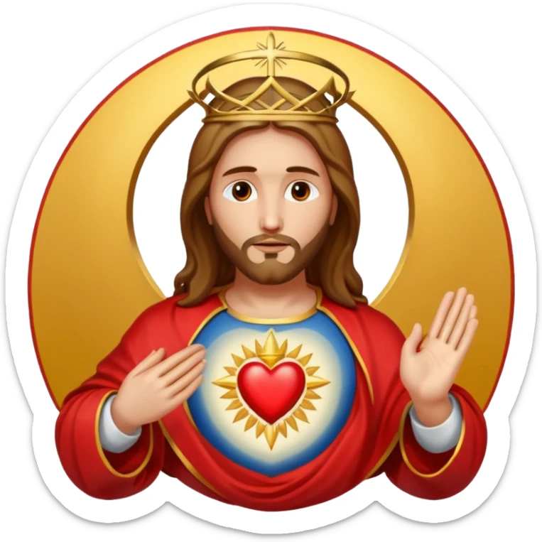 Sacred heart of Jesus sticker