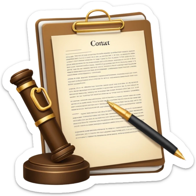 Contract sticker
