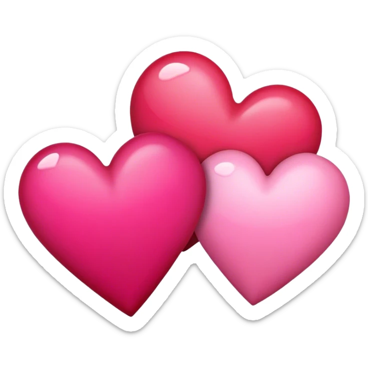 Hearts sticker