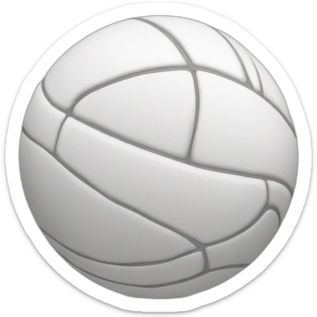 withe ball sticker