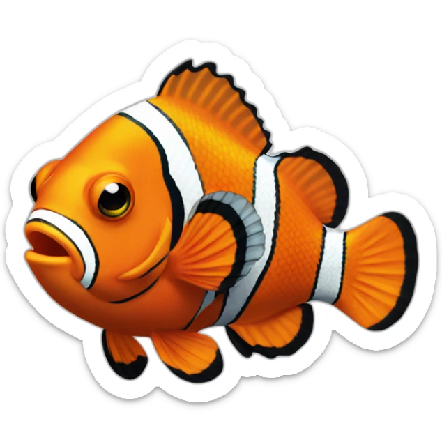 clownfish sticker