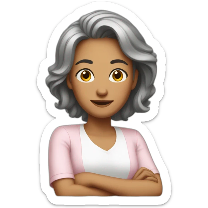 Middle aged mom is over it sticker