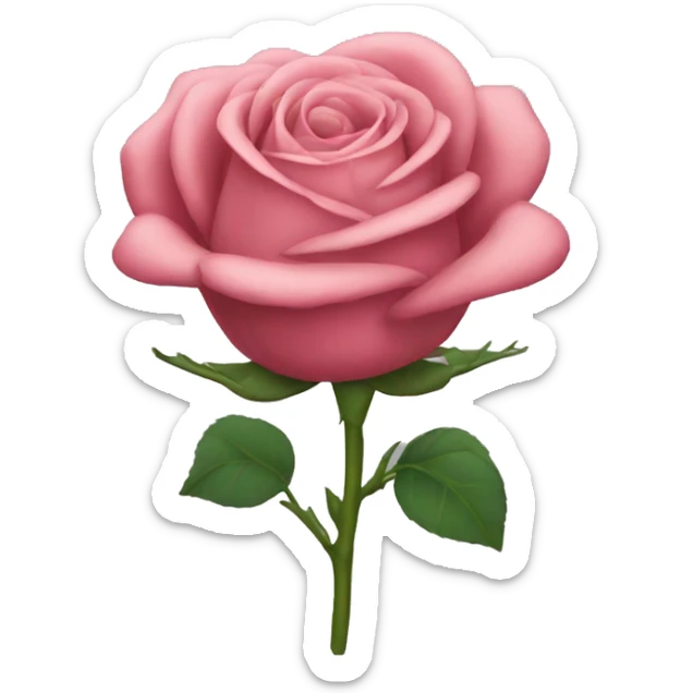 Rose sticker