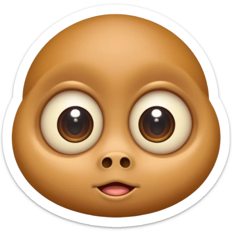 a crabadabadooda face, big eyes, tubblewubble, loolaapapoo, sloopa, small mouth loobadooba, consquinto, lalalalabingbong, sticker