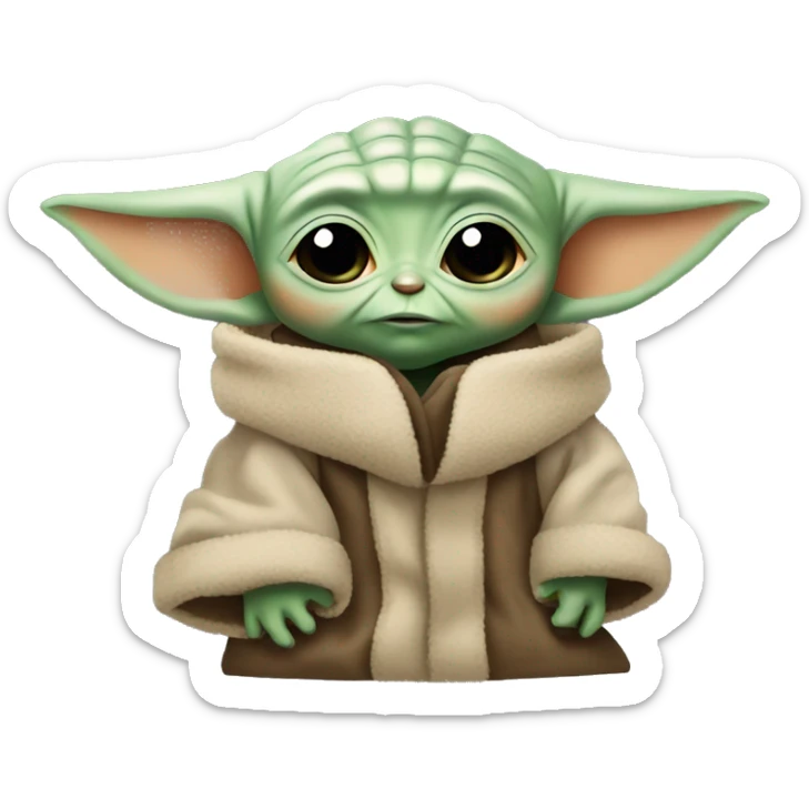 Baby yoda sticker