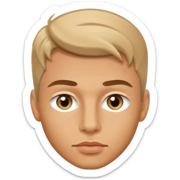 At five feet eleven and Caucasian,  a male model. He had full lips and feline eyes. sticker