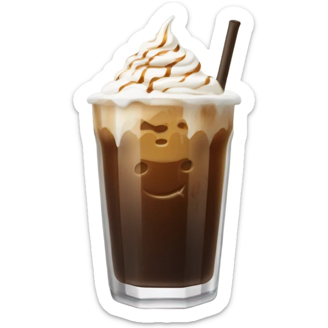 iced coffee sticker