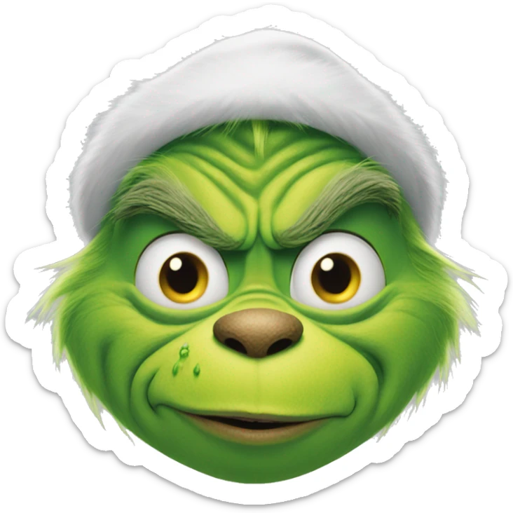 the grinch sticker